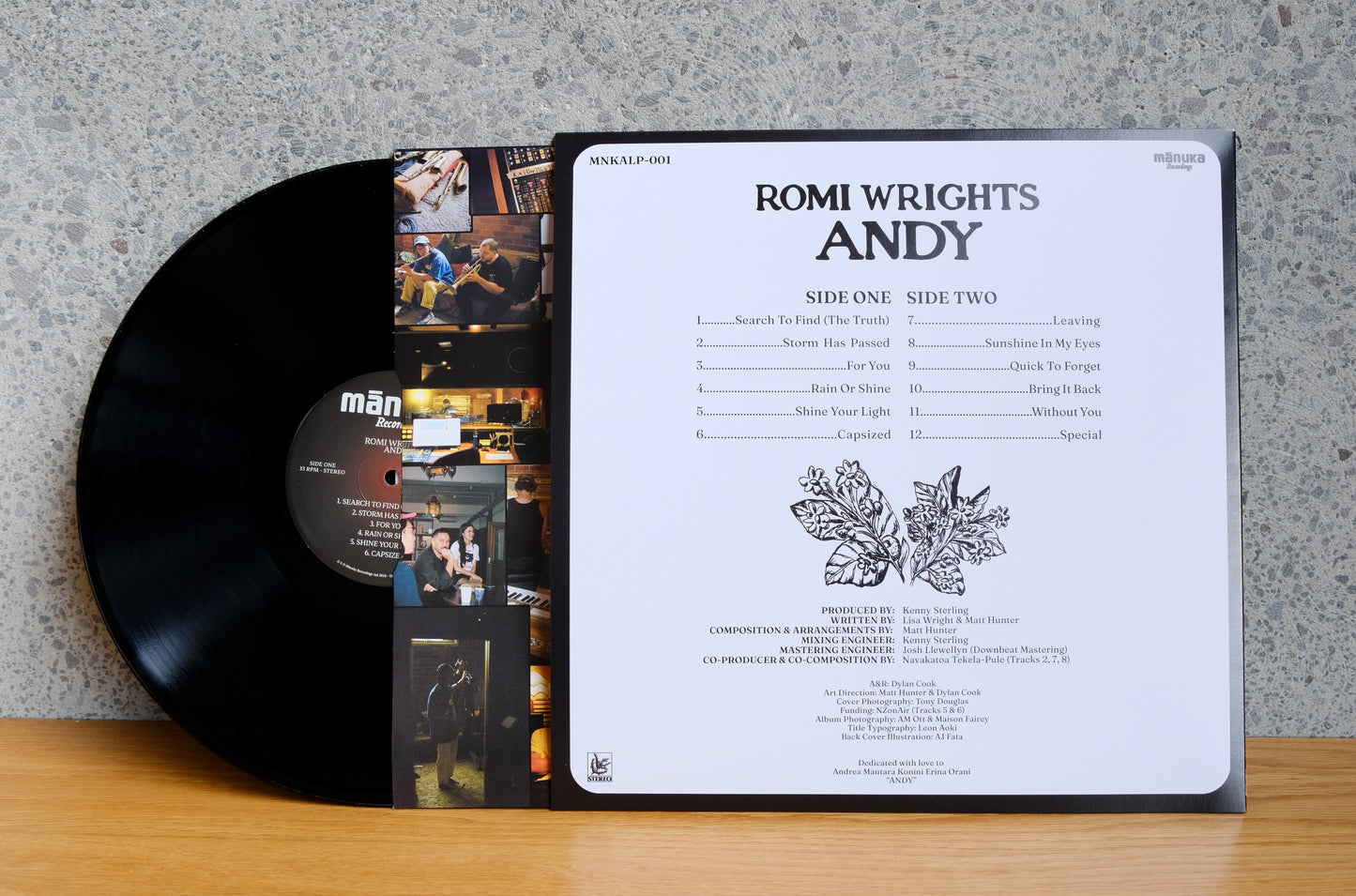 (PRE ORDER) Romi Wrights - Andy (12" Black LP)